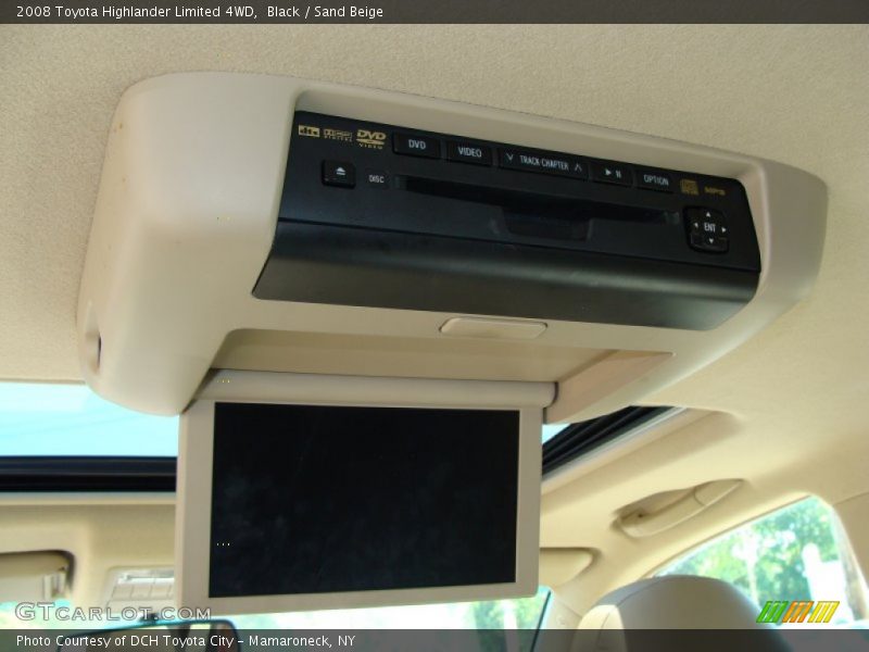 Black / Sand Beige 2008 Toyota Highlander Limited 4WD