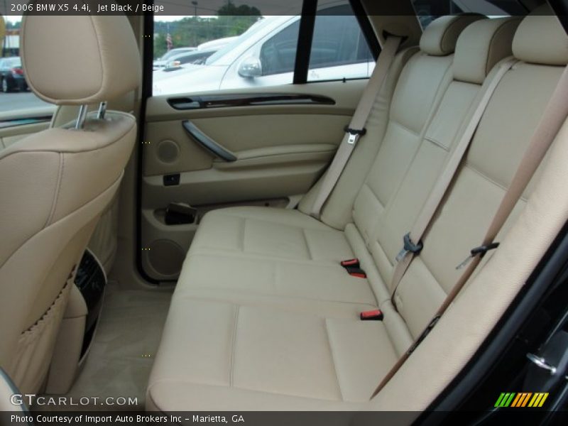 Jet Black / Beige 2006 BMW X5 4.4i