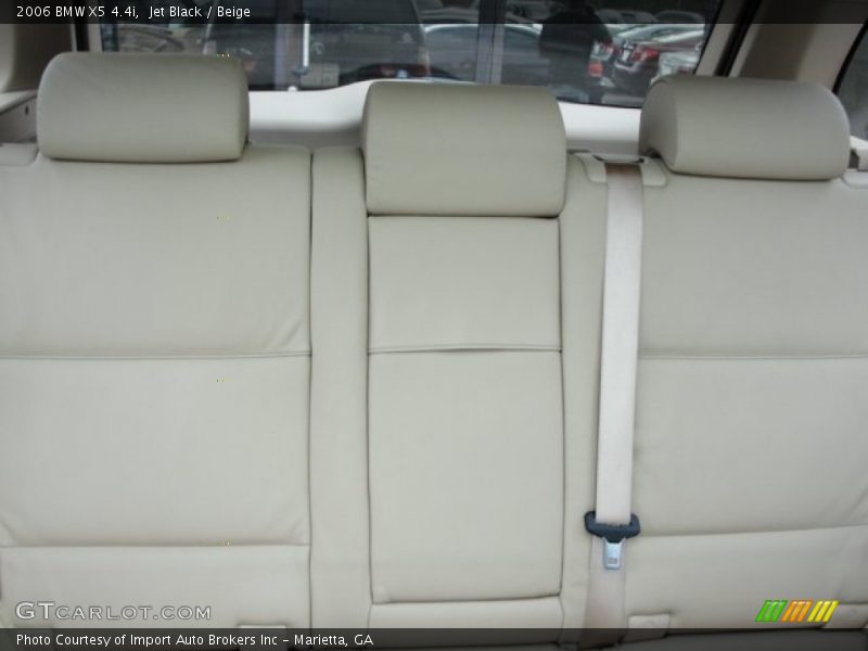 Jet Black / Beige 2006 BMW X5 4.4i
