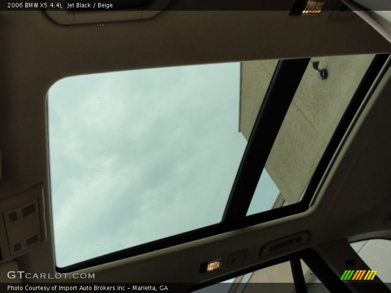 Jet Black / Beige 2006 BMW X5 4.4i