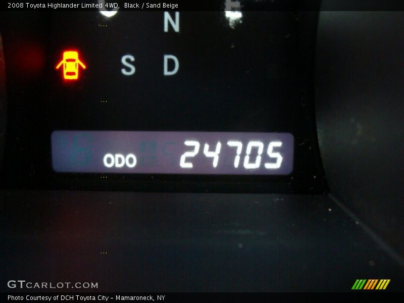 Black / Sand Beige 2008 Toyota Highlander Limited 4WD