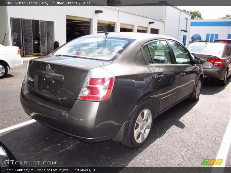 Polished Granite / Beige 2008 Nissan Sentra 2.0 S