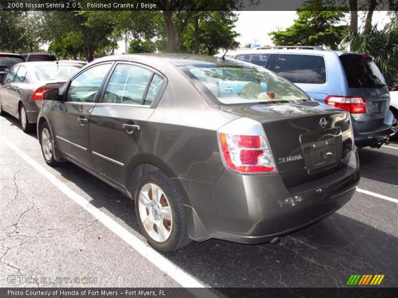 Polished Granite / Beige 2008 Nissan Sentra 2.0 S