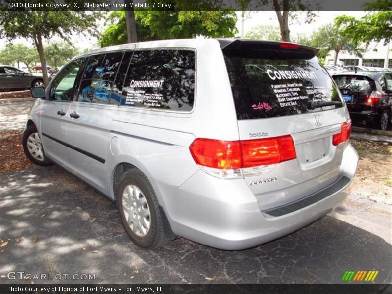 Alabaster Silver Metallic / Gray 2010 Honda Odyssey LX