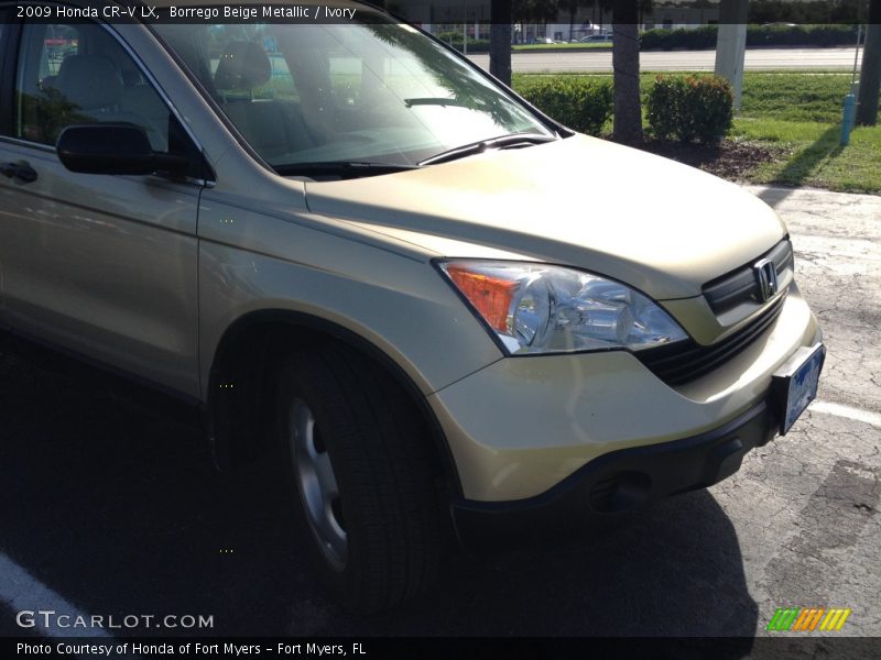 Borrego Beige Metallic / Ivory 2009 Honda CR-V LX