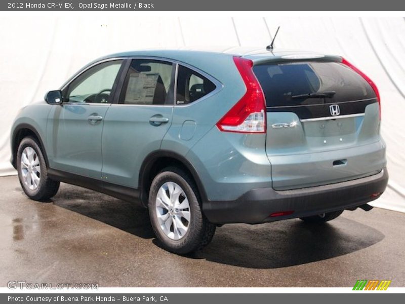 Opal Sage Metallic / Black 2012 Honda CR-V EX