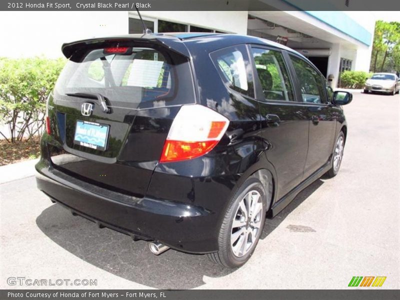 Crystal Black Pearl / Black 2012 Honda Fit Sport