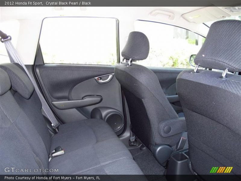 Crystal Black Pearl / Black 2012 Honda Fit Sport