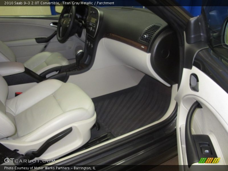 Titan Gray Metallic / Parchment 2010 Saab 9-3 2.0T Convertible