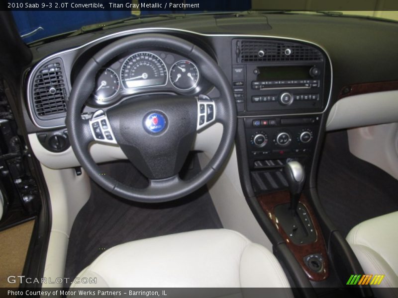 Titan Gray Metallic / Parchment 2010 Saab 9-3 2.0T Convertible