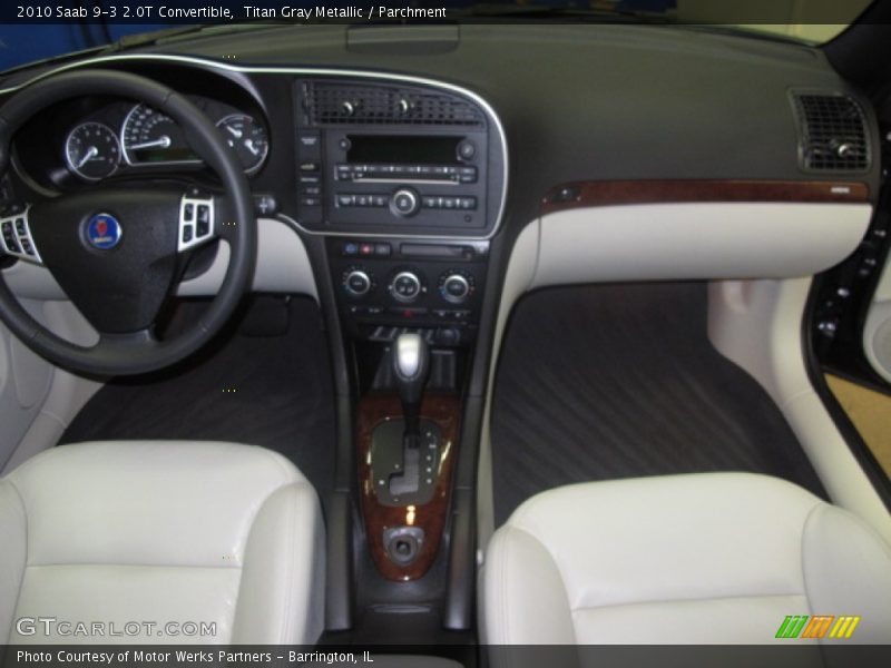 Titan Gray Metallic / Parchment 2010 Saab 9-3 2.0T Convertible