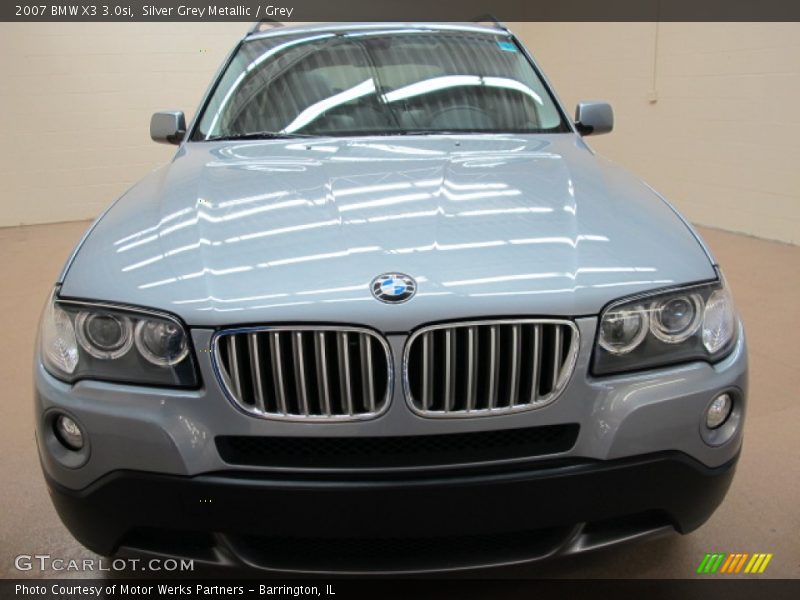Silver Grey Metallic / Grey 2007 BMW X3 3.0si