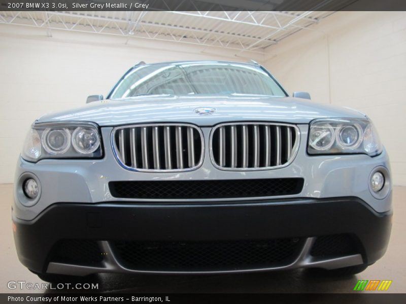 Silver Grey Metallic / Grey 2007 BMW X3 3.0si