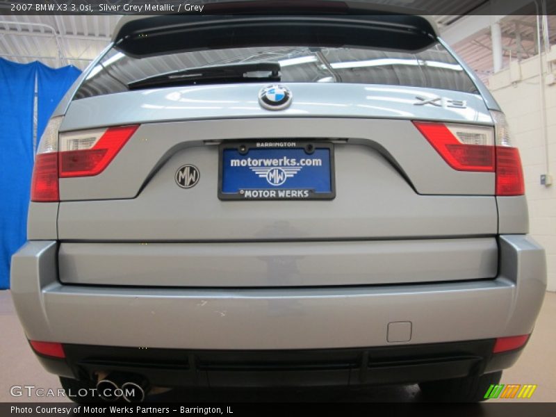 Silver Grey Metallic / Grey 2007 BMW X3 3.0si