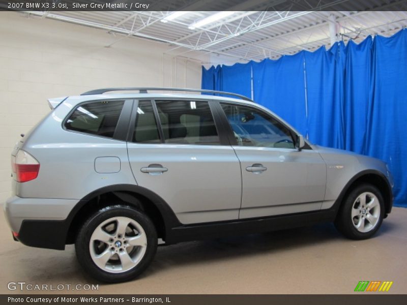Silver Grey Metallic / Grey 2007 BMW X3 3.0si