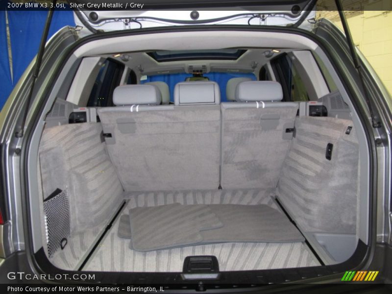 Silver Grey Metallic / Grey 2007 BMW X3 3.0si