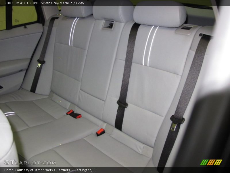 Silver Grey Metallic / Grey 2007 BMW X3 3.0si