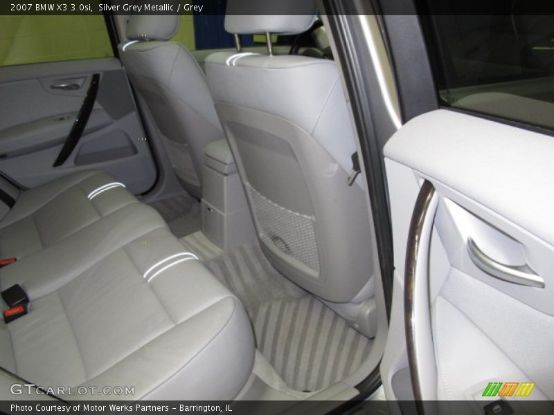 Silver Grey Metallic / Grey 2007 BMW X3 3.0si