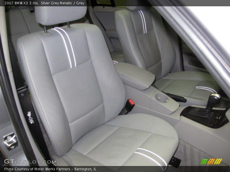 Silver Grey Metallic / Grey 2007 BMW X3 3.0si