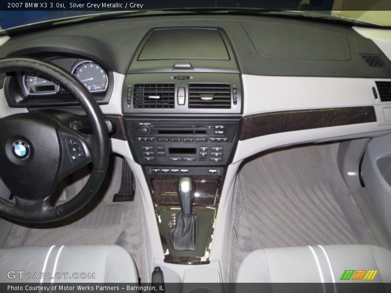 Silver Grey Metallic / Grey 2007 BMW X3 3.0si