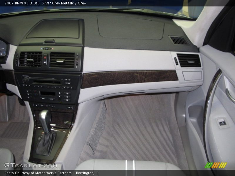 Silver Grey Metallic / Grey 2007 BMW X3 3.0si