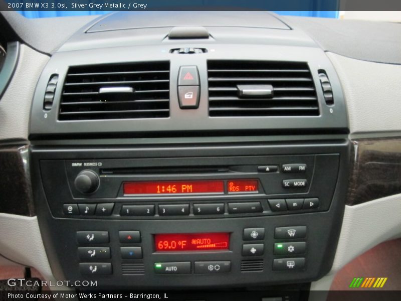 Silver Grey Metallic / Grey 2007 BMW X3 3.0si