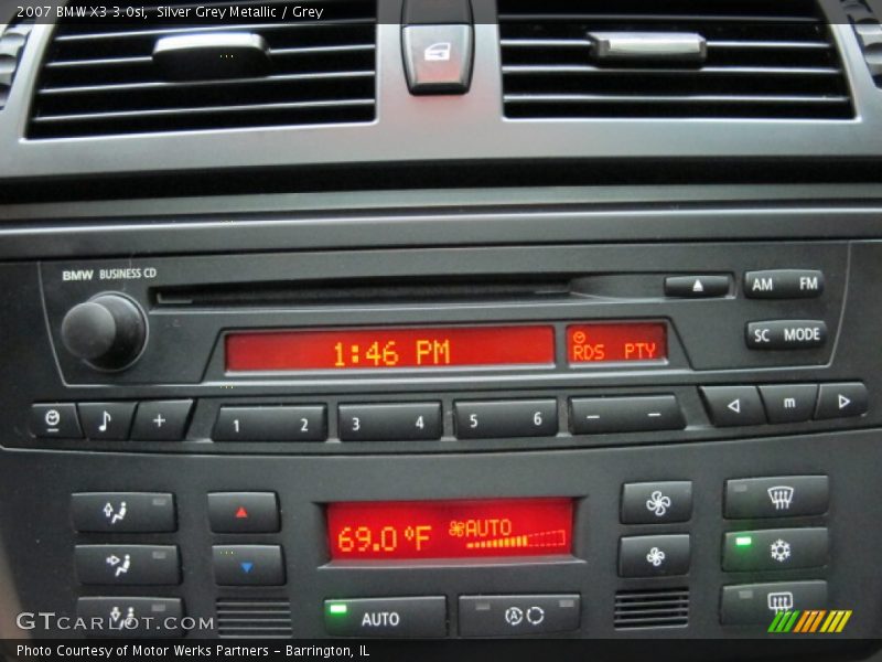 Silver Grey Metallic / Grey 2007 BMW X3 3.0si