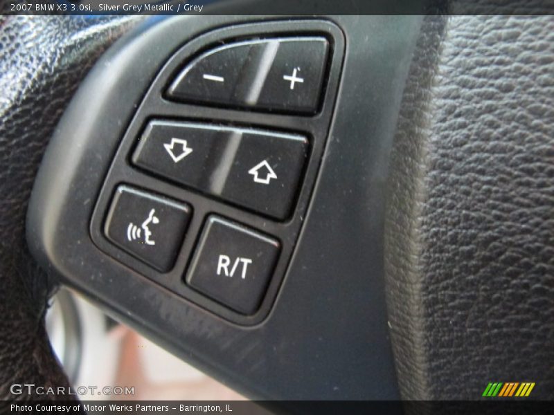 Silver Grey Metallic / Grey 2007 BMW X3 3.0si