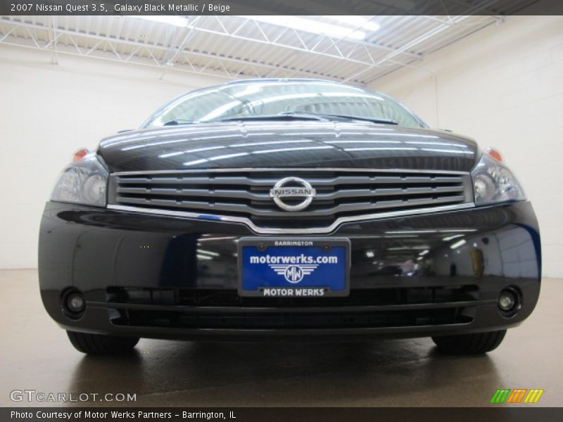Galaxy Black Metallic / Beige 2007 Nissan Quest 3.5