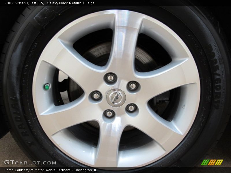  2007 Quest 3.5 Wheel