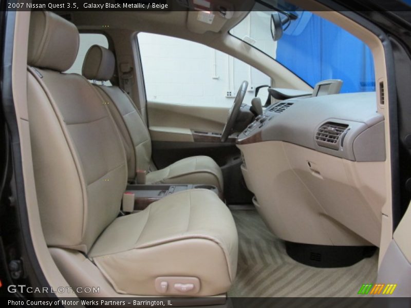 Galaxy Black Metallic / Beige 2007 Nissan Quest 3.5