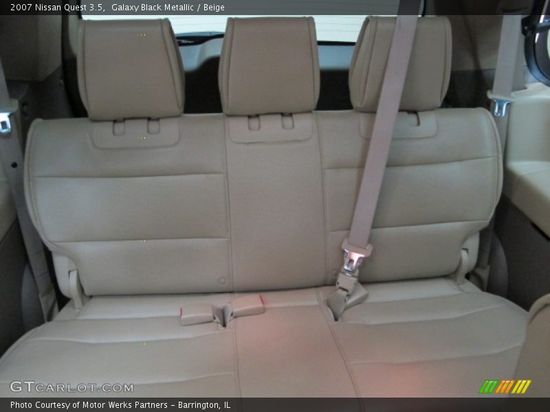  2007 Quest 3.5 Beige Interior