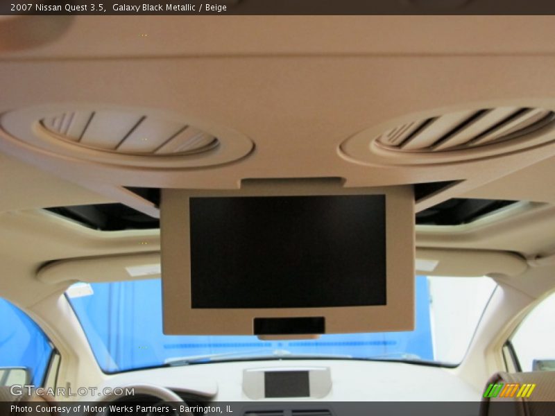 Galaxy Black Metallic / Beige 2007 Nissan Quest 3.5