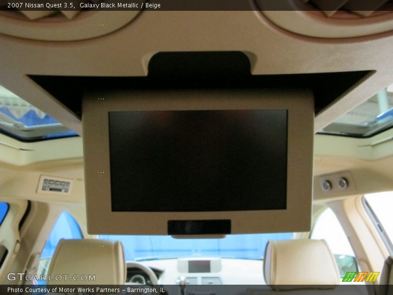 Galaxy Black Metallic / Beige 2007 Nissan Quest 3.5