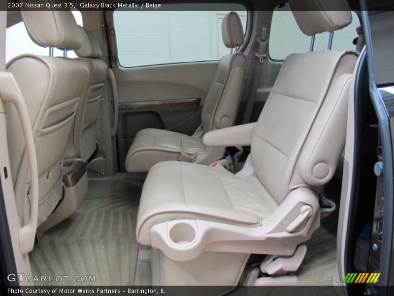 Rear Seat of 2007 Quest 3.5