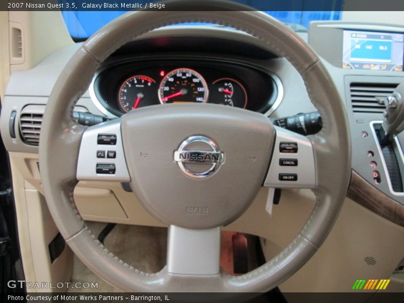  2007 Quest 3.5 Steering Wheel