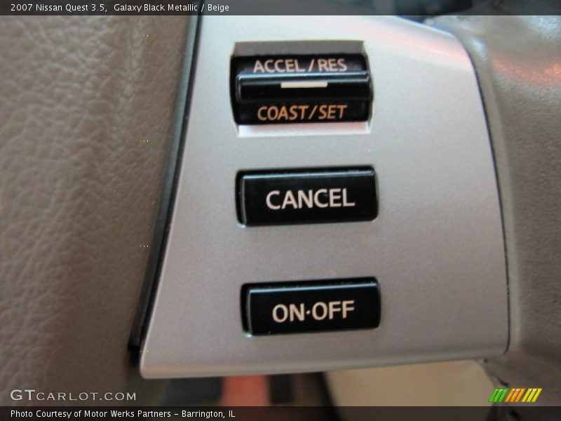 Controls of 2007 Quest 3.5
