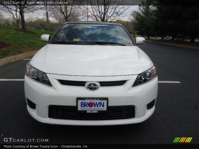 Super White / Dark Charcoal 2012 Scion tC