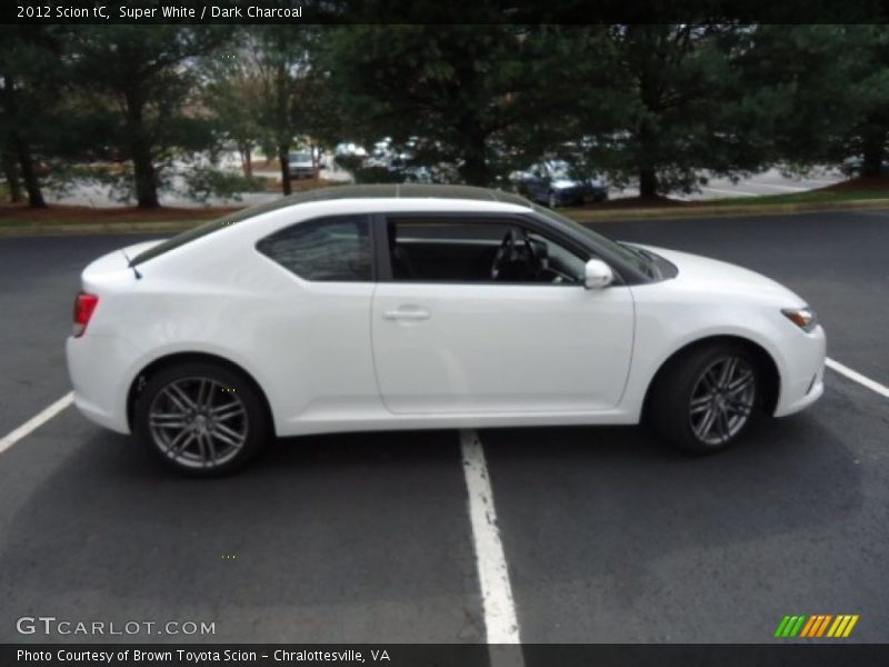 Super White / Dark Charcoal 2012 Scion tC
