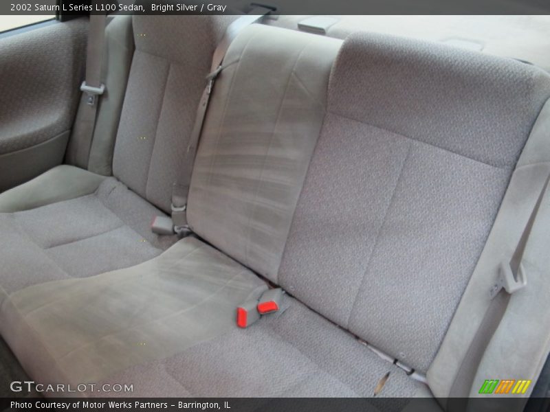 Rear Seat of 2002 L Series L100 Sedan