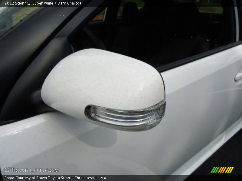 Super White / Dark Charcoal 2012 Scion tC