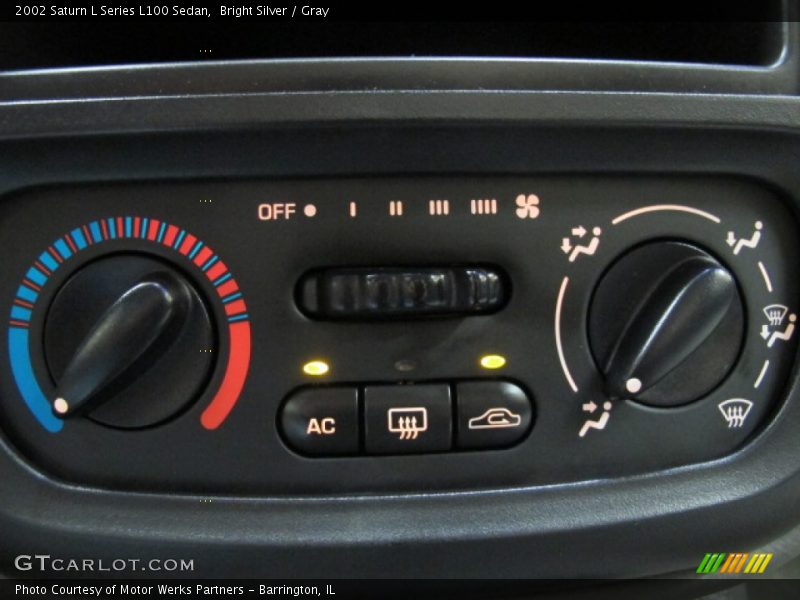 Controls of 2002 L Series L100 Sedan