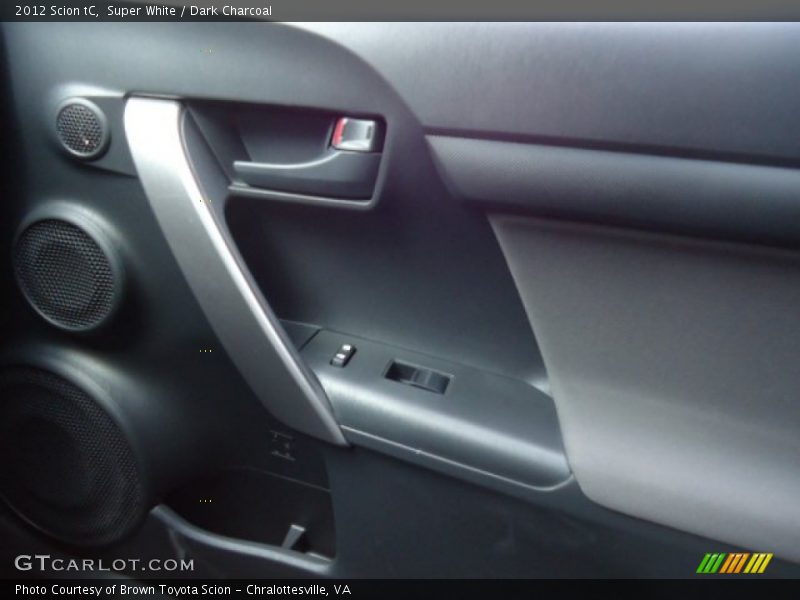 Super White / Dark Charcoal 2012 Scion tC