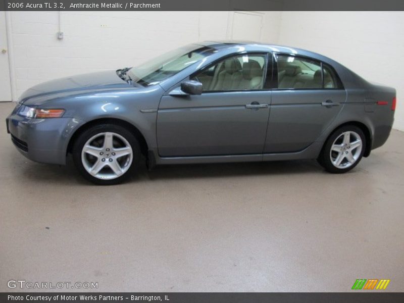 Anthracite Metallic / Parchment 2006 Acura TL 3.2