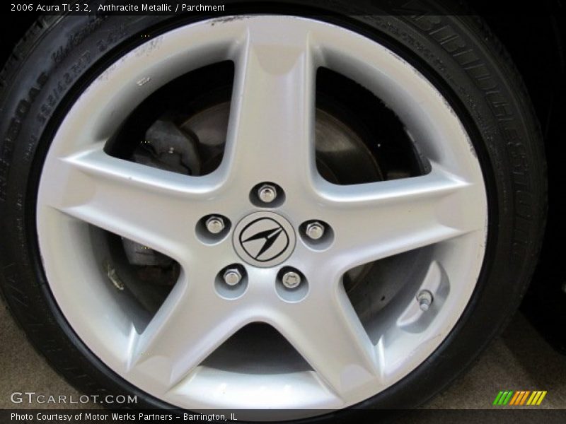 Anthracite Metallic / Parchment 2006 Acura TL 3.2