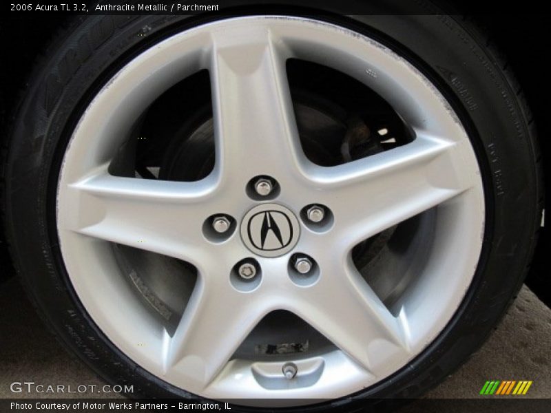 Anthracite Metallic / Parchment 2006 Acura TL 3.2