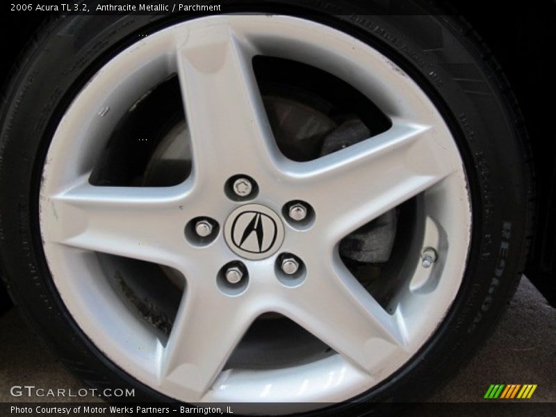 Anthracite Metallic / Parchment 2006 Acura TL 3.2