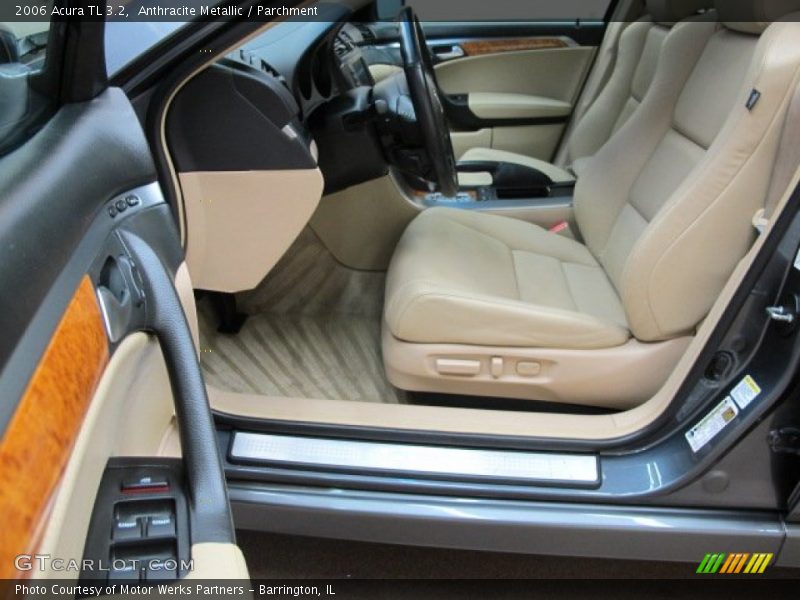 Anthracite Metallic / Parchment 2006 Acura TL 3.2