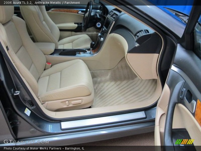 Anthracite Metallic / Parchment 2006 Acura TL 3.2