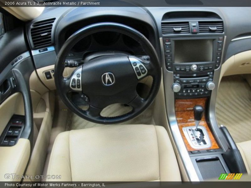 Anthracite Metallic / Parchment 2006 Acura TL 3.2